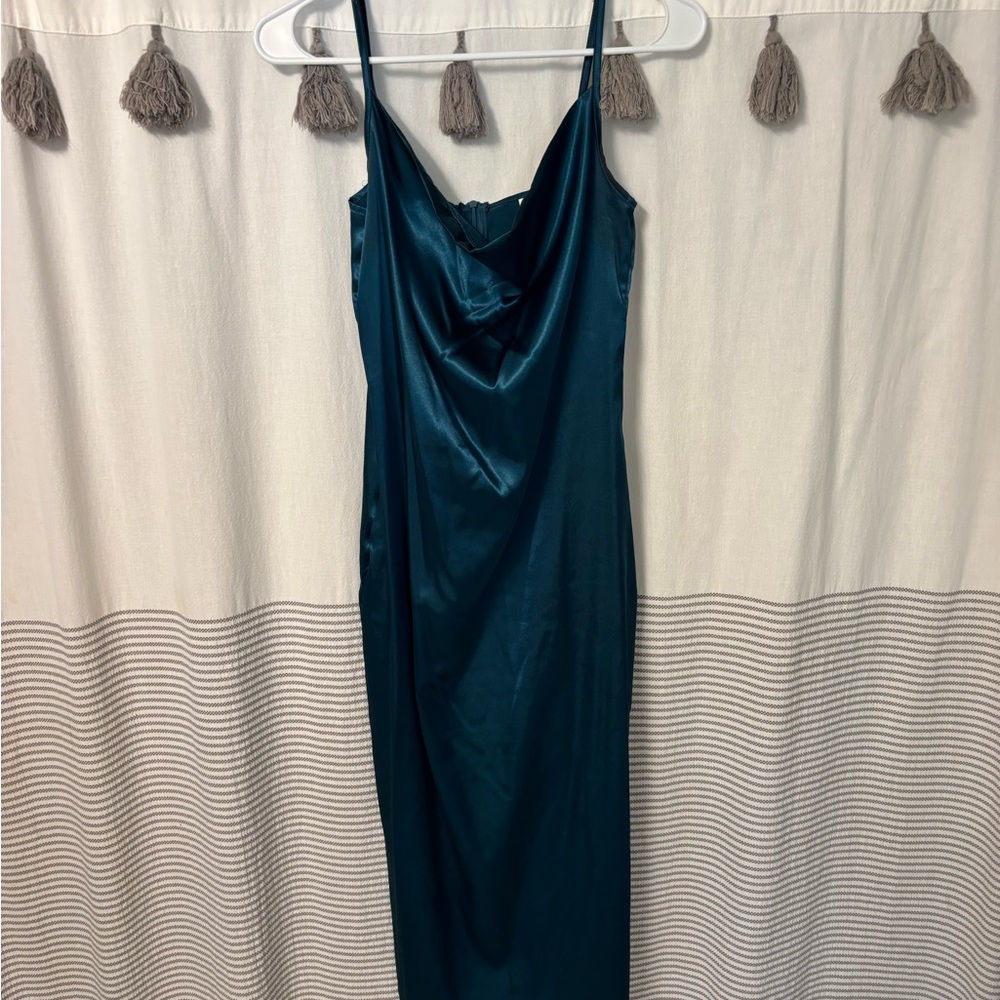 Amazon Teal Midi Dress